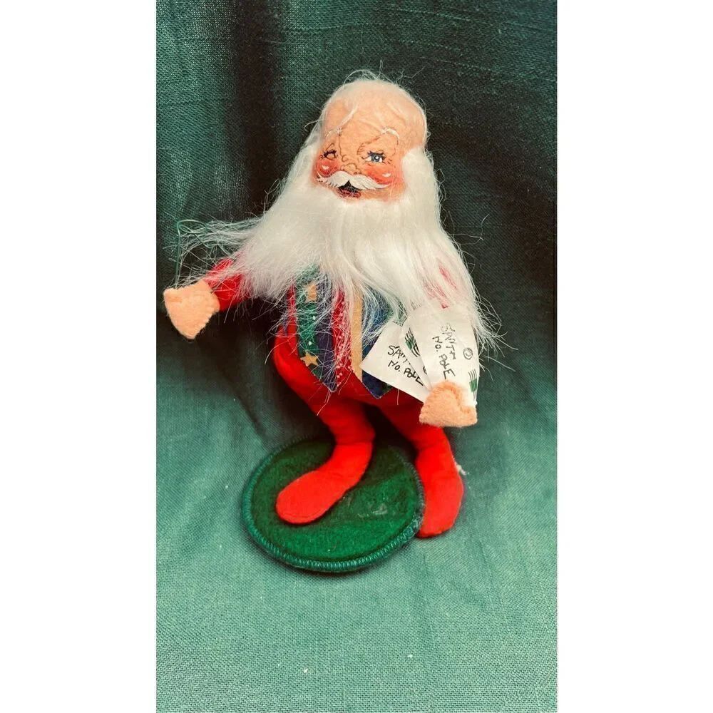 Annalee Hatless Santa doll 9"